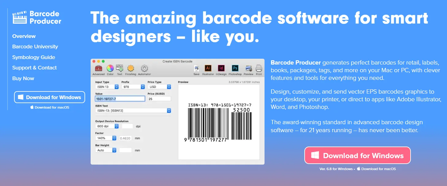 Barcode  Producer Software