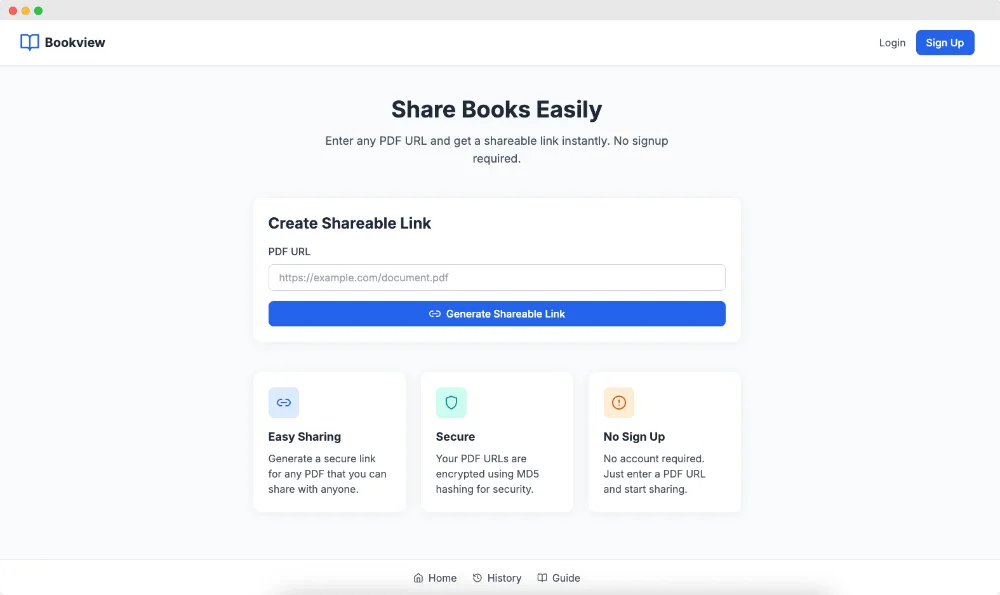 Bookview PDF Filpbook