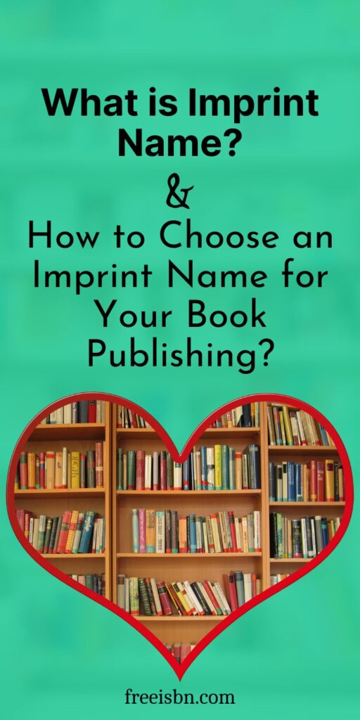 Enter your Publishing Name, ISBN