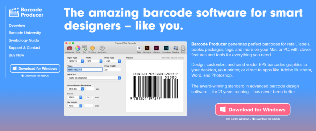 Barcode  Producer Software