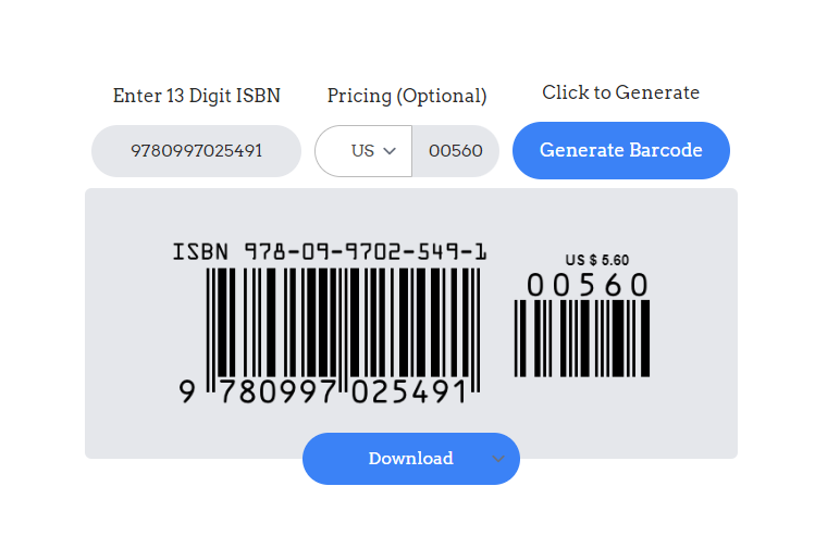 ISBN-barcode creator