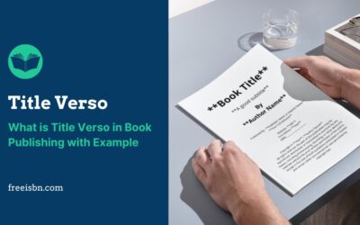 What is Title Verso in Book Publishing with Example? 