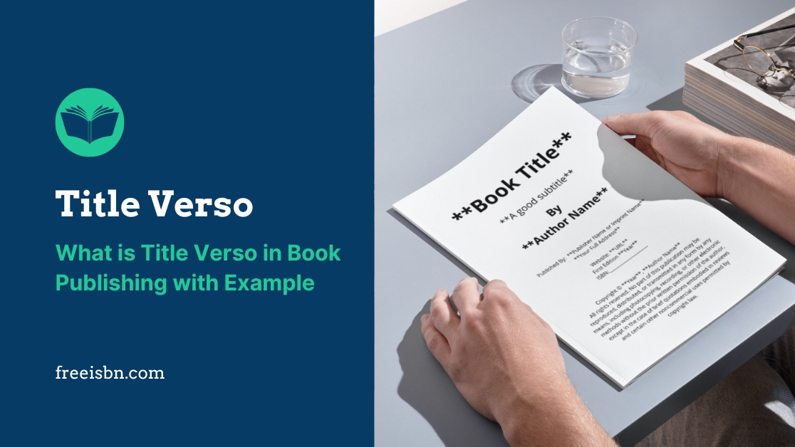 What is Title Verso in Book Publishing with Example
